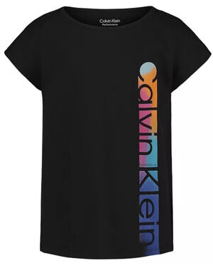 Calvin Klein Performance Big Girls Logo Gradient T-shirt M